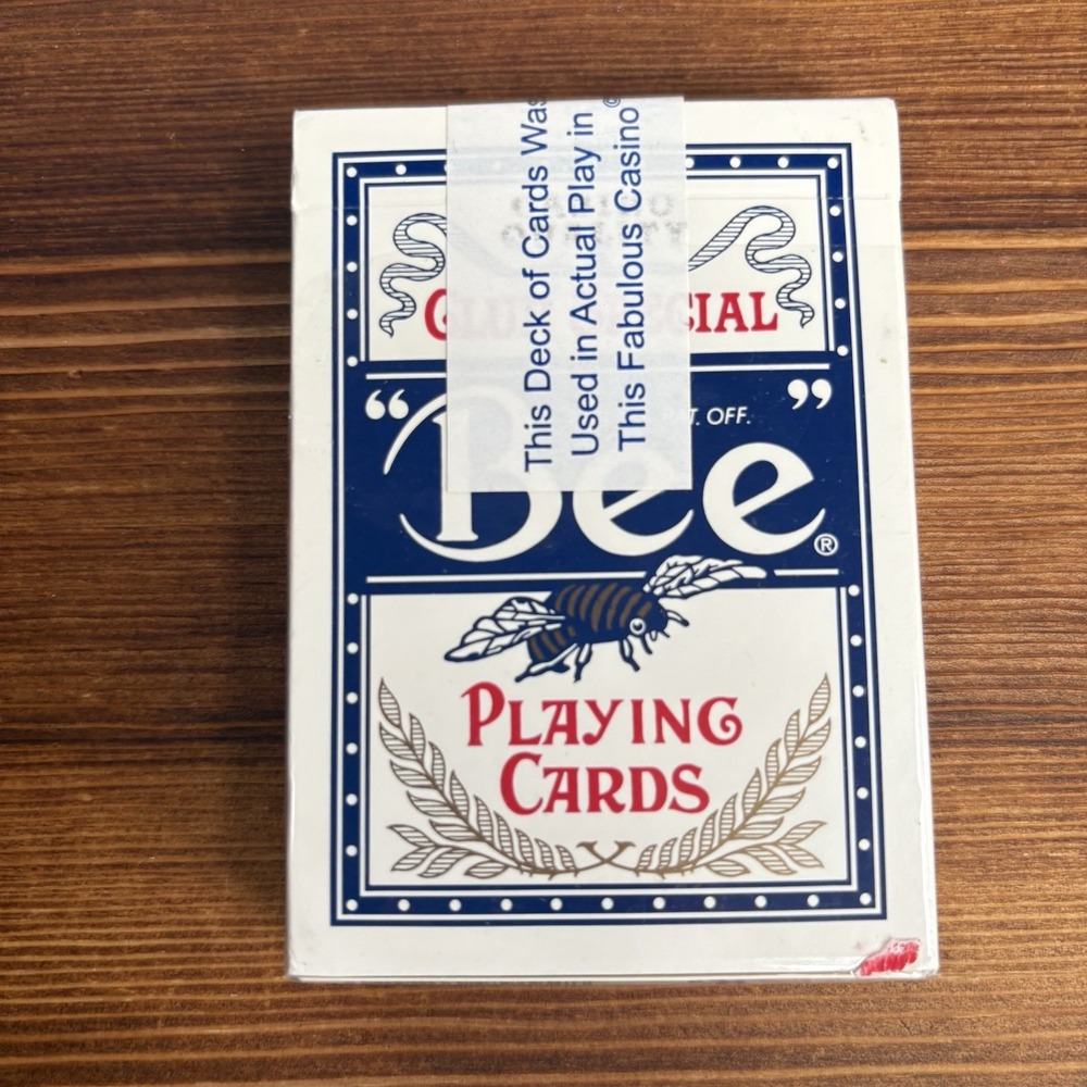 Bee Playing Cards Treasure Island Las Vegas Casino Used Deck Sealed